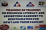 BPI sponsors Training of Trainers on Financial Literacy and  Addressing Barriers to Reintegration for OFWs in Qatar and UAE